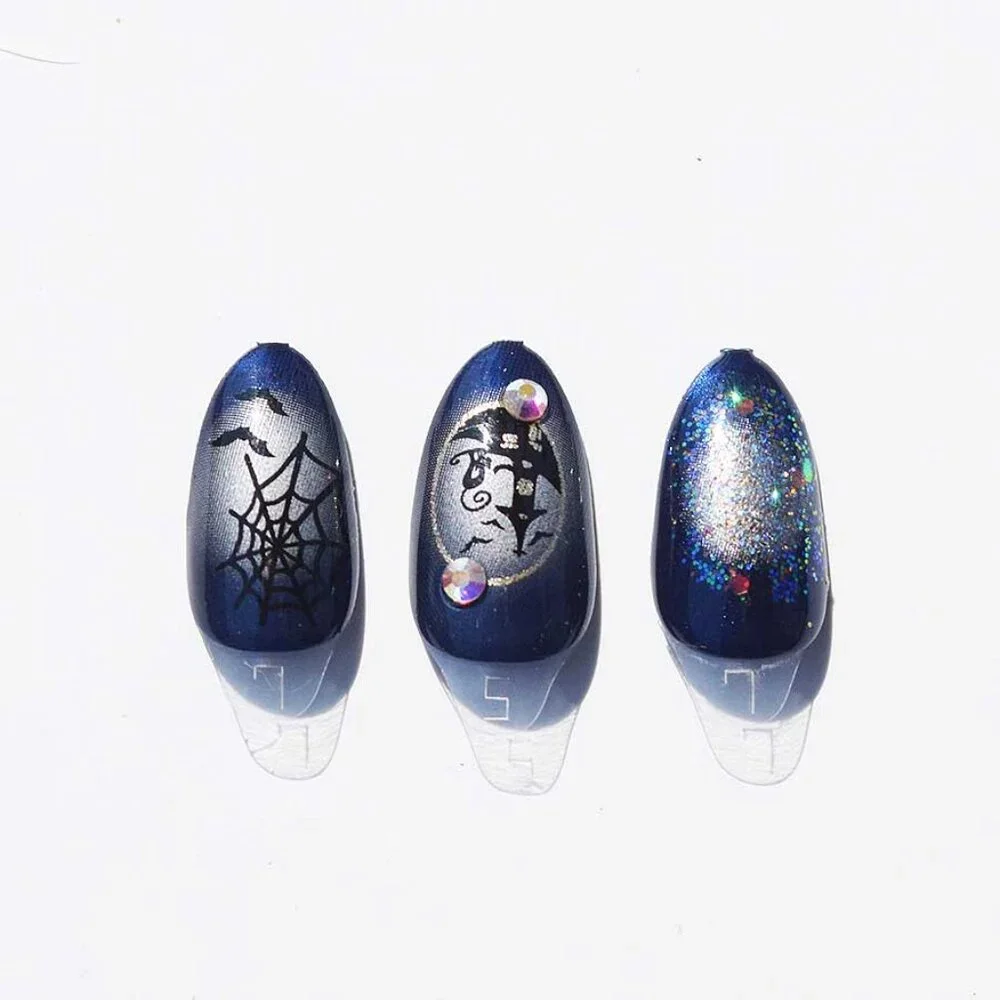KISS ImPRESS Design Halloween Nails Medium Length - Wizard